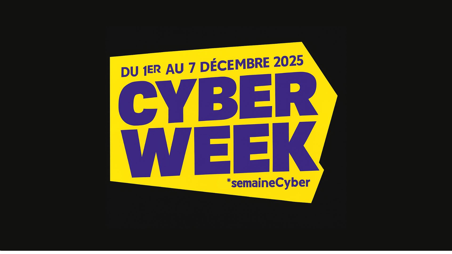 L'arrivé du la Cyber Week chez Conforama.