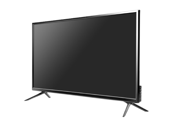 Téléviseur 4K HDR affichant une image contrastée et lumineuse.